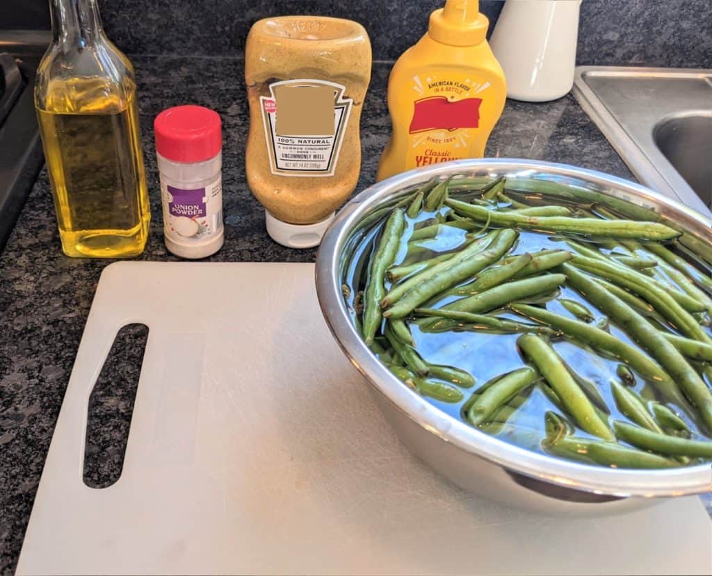 Ingredients for Easy Mustard Beans