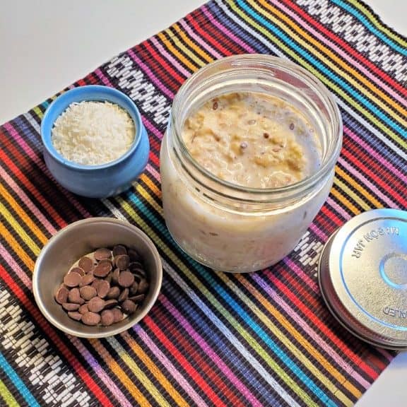 final serving of protein overnight oats