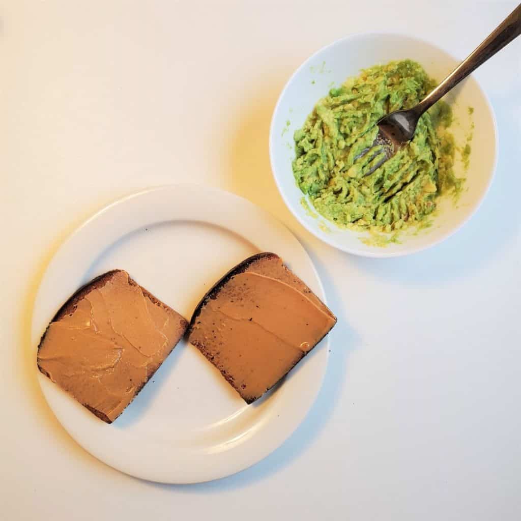 Peanut Butter Avocado Toast Recipe Step