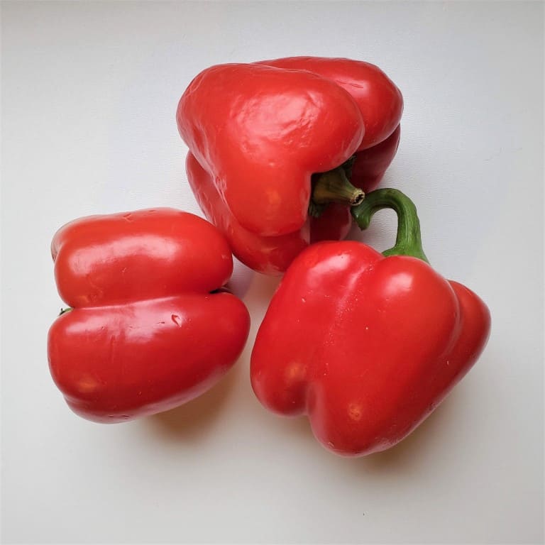 Red Bell Peppers for Pepper Lentil Soup