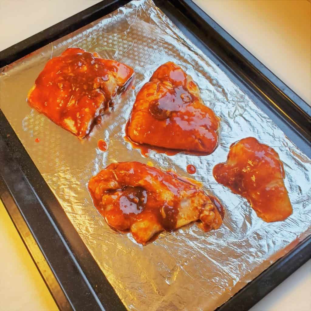 Teriyaki Halibut on Sheet Pan