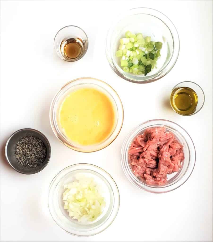 Ingredients for Vietnamese Omelet Pregnancy Recipe