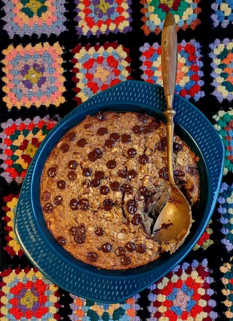 Chocolate Orange Baked Oats