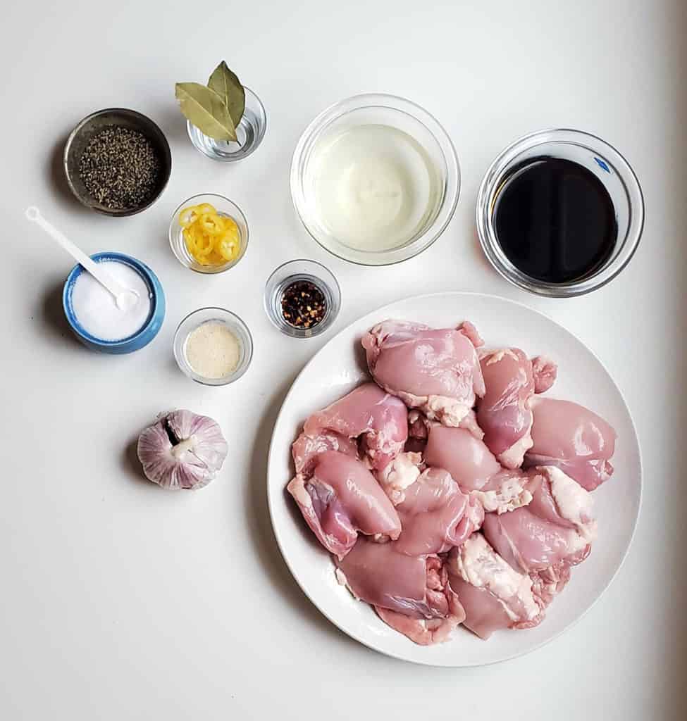 Spicy Adobo Chicken Ingredients