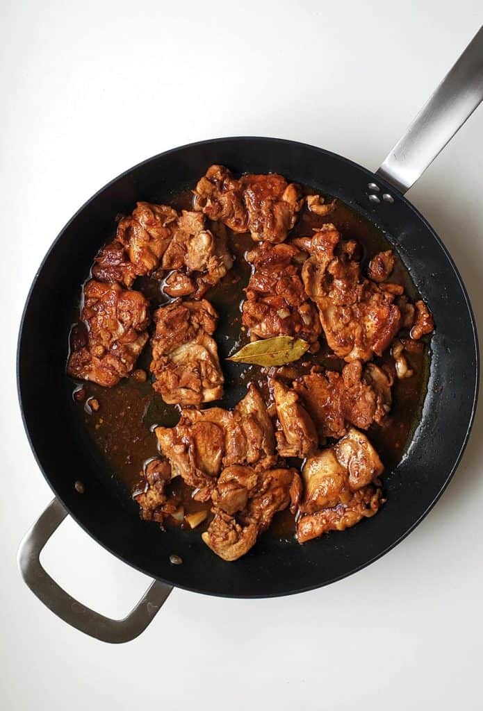 Spicy Adobo Chicken in Pan 2