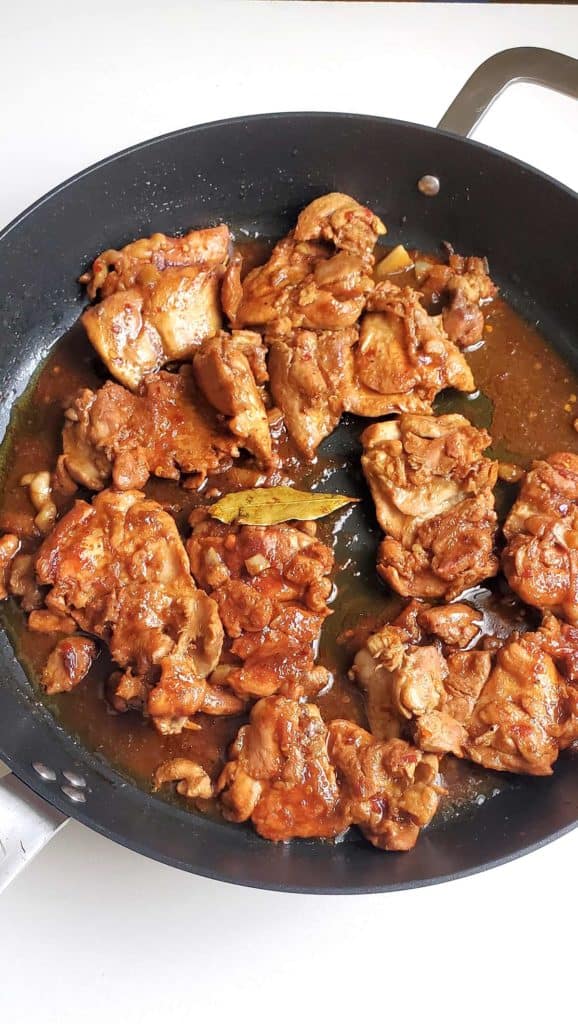Spicy Adobo Chicken in Pan 3