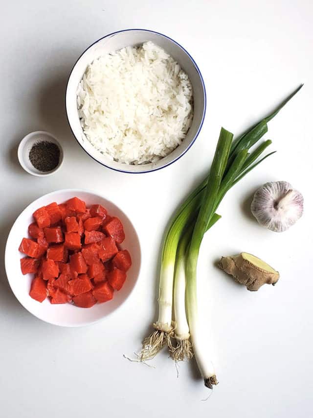 Delicious Salmon Congee Stew Recipe