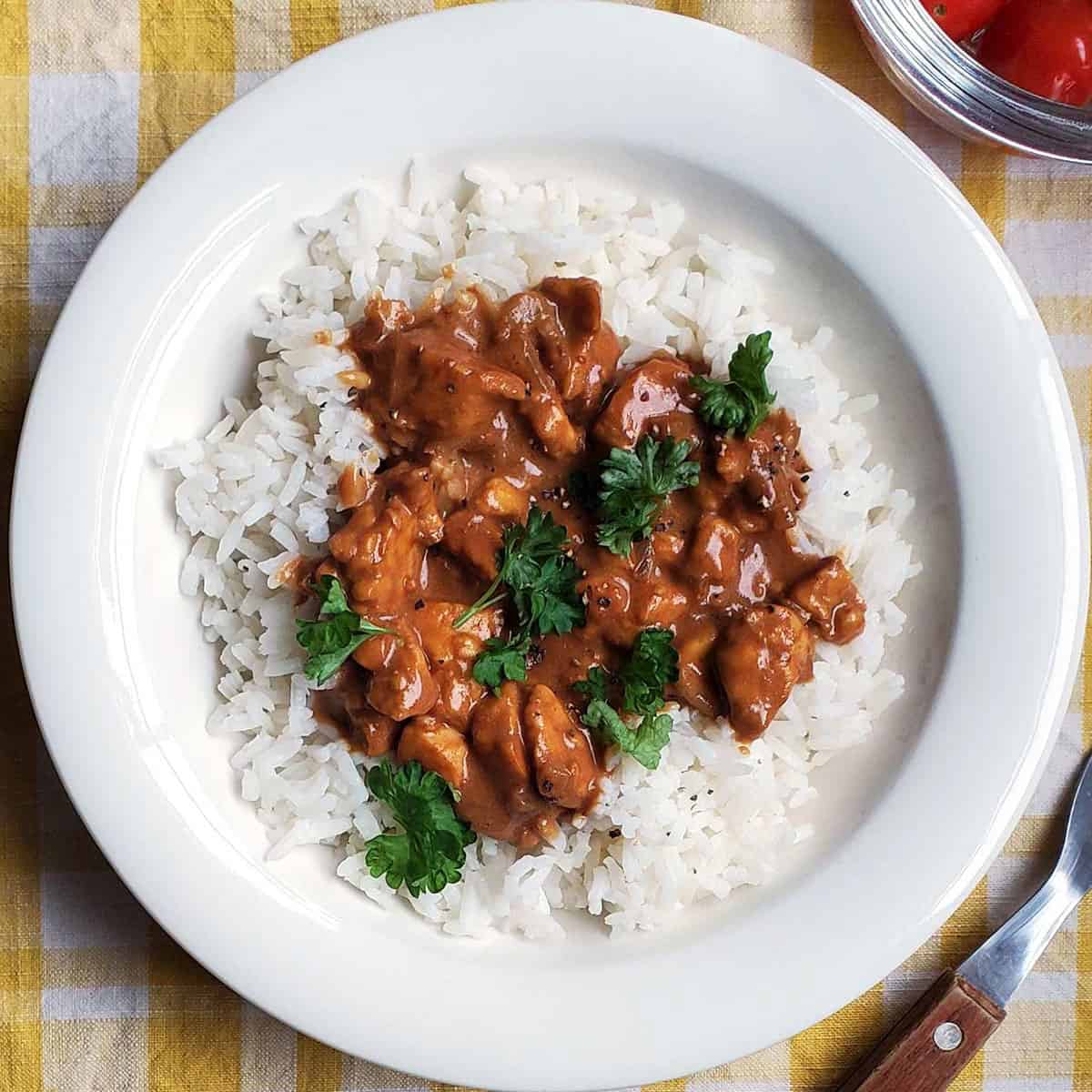 Linneas skafferi halloumi stroganoff