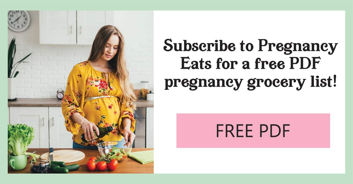 Pregnancy Grocery List